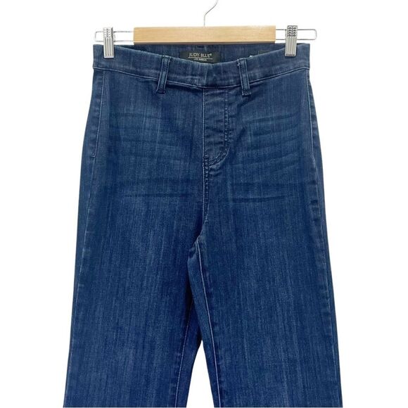 Judy Blue Pull On Super Flare Jean Dark Wash Bellbottom Jeans Womens Size 26 | 2 - Picture 5 of 12